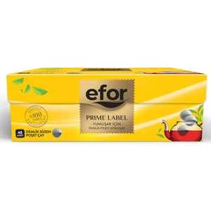 Efor Prime Label Demlik Poşet Siyah Çay - 48'li