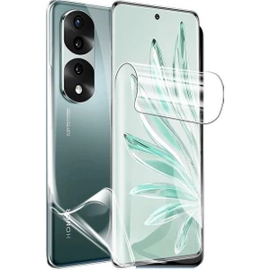 ECR MOBILE Honor 90 ile Uyumlu Gerçek Kırılmayan Ekran Koruyucu Film Hd-Şeffaf