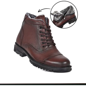 Cem Pekşen Swat Life 4250 Kahve Erkek Hakiki Deri Bot