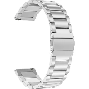 Online Kordon Samsung Galaxy Watch 4 Classic 42 46 mm Uyumlu Çelik Metal Saat Kordonu Kayışı