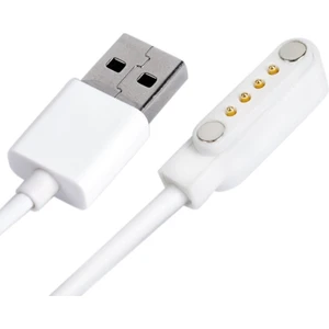 Akıllı Saat Smart-Watch Mıknatıslı Şarj Data Kablosu Manyetik 4 Pin