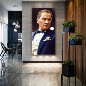 SML Tablo Mustafa Kemal Atatürk Yapay Zeka Günümüzdeki Hali Kanvas Tablo