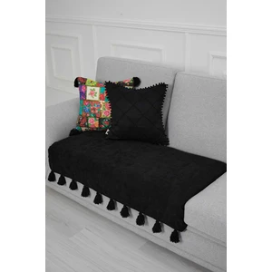 Püsküllü Ikili Koltuk Örtüsü 90 x 155,KO-19IK
