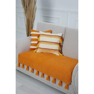 Püsküllü Ikili Koltuk Örtüsü 90 x 155,KO-19IK