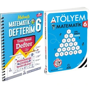 Arı Yayıncılık 6.Sınıf Matematik Akıllı Defter ve Atölyem Seti 2 Kitap