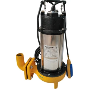 CUT1500AF 2 Hp 220V Süper Öğütücülü Paslanmaz Çelik Bıçaklı Pis Su Foseptik Dalgıç Pompa