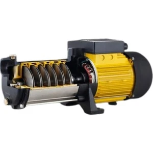 Vkp S/s 9-08 M 3.5 Hp 220V Paslanmaz Çelik Fanlı Kademeli Yatay Milli Pompa