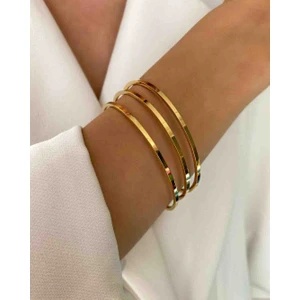 Mavi Deniz Accesories Mavidenizaccesories Çelik Bilezik Çelik Ajda Bilezik 3lü