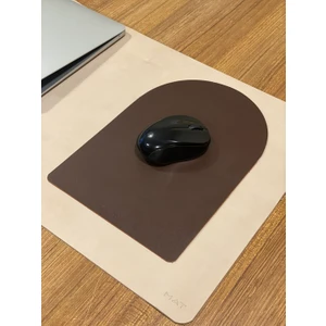 MAT DERİ Mousepad Hakiki Deri El Yapımı Özel Tasarım Oyuncu Mousepad 28X19 cm