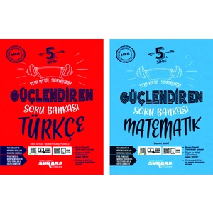 Ankara Yayıncılık 5.Sınıf  Güçlendiren Türkçe + Matematik Soru Bankası Seti