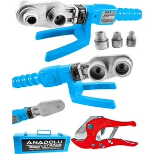 Dnc Store Anadolustrong ANS1026 Pprc 600 Watt Boru Kaynak Mini Makina Seti Plastik Boru Kaynak Makinesi