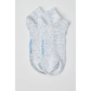 Katia & Bony Desenli Patik Çorap Antrasit  Mavi