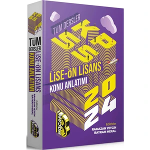 Benim Hocam Yayınları 2024 KPSS Lise Ön Lisans Tüm Dersler