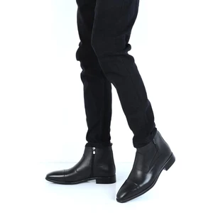 Crısso B429 Kauçuk  Deri Erkek Bot Ayakkabı