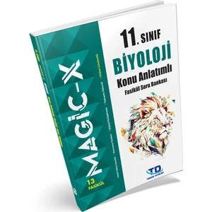 Tandem Yayınları 11. Sınıf Magic-X Biyoloji Konu Anlatımlı Fasikül Soru Bankası