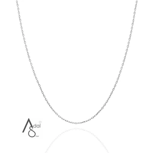 Adal Silver 925 Ayar Gümüş Hayalet Kolye Zinciri