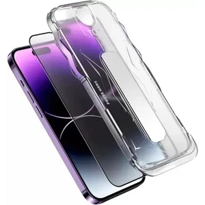 Pirok Store Iphone 14 Plus uyumlu Magic Glass Box  Kolay Uygulama Aparatlı 9h Hd Temperli Cam Ekran Koruyucu ve Kiti