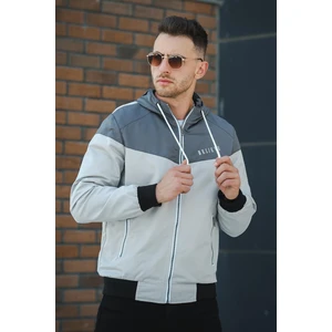 Believe Baskılı Suya Dayanaklı Slim Fit Erkek Mevsimlik Mont Yağmurluk