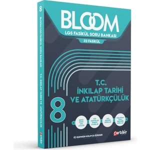 Artıbir Yayınları 8. Sınıf LGS Bloom İnkılap Tarihi ve Atatürkçülük 32 Fasikül Soru Bankası