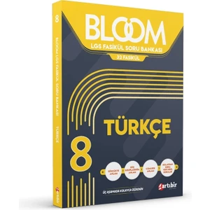 Artıbir Yayınları 8. Sınıf LGS Bloom Türkçe 32 Fasikül Soru Bankası