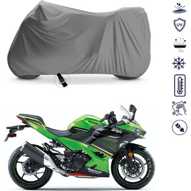 すめらぎページ Teksin Kawasaki Ninja 400 Çantalı Motosiklet Brandası 4 Fiyatı
