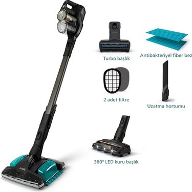 Philips Aqua Plus Kablosuz Islak/kuru Sarjlı Süpürge Fiyatı