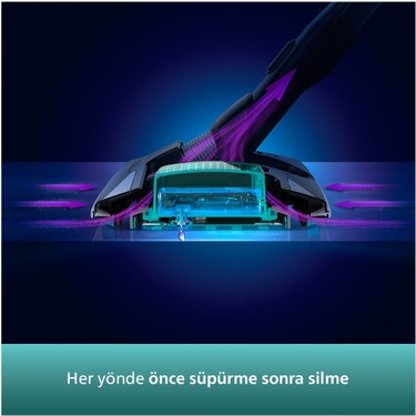Philips Aqua Plus Kablosuz Islak/kuru Sarjlı Süpürge Fiyatı