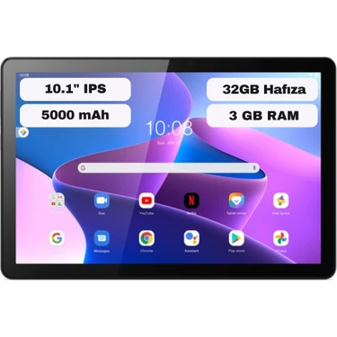 Lenovo Tab M10 (3rd Gen) 10.1 3GB + 32GB Wifi + Bluetooth Fiyatı