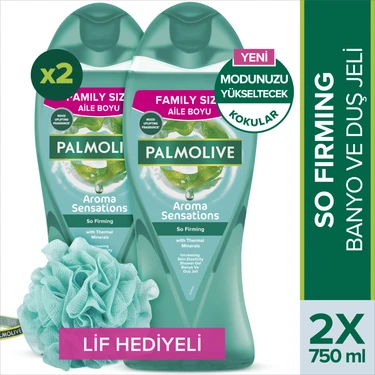 Palmolive Aroma Sensations So Firm Deniz Yosunu Özü ile Banyo ve Duş Jeli 2X750