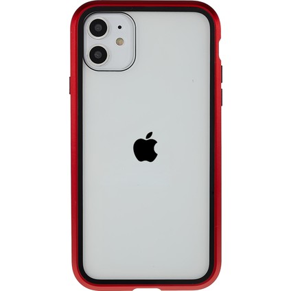 İPhone 11 Anti-Peeping Manyetik Kılıf için Çift Taraflı Temperli Cam+Mıknatıs Emilim Metal Tampon Çerçevesi Tam Vücut Koruma Kapağı (Yurt Dışından) fiyatları