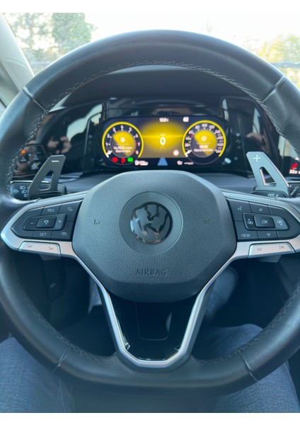 Golf 8 F1 Vites Kulakçık Pedal Aksesuar (Gümüş)