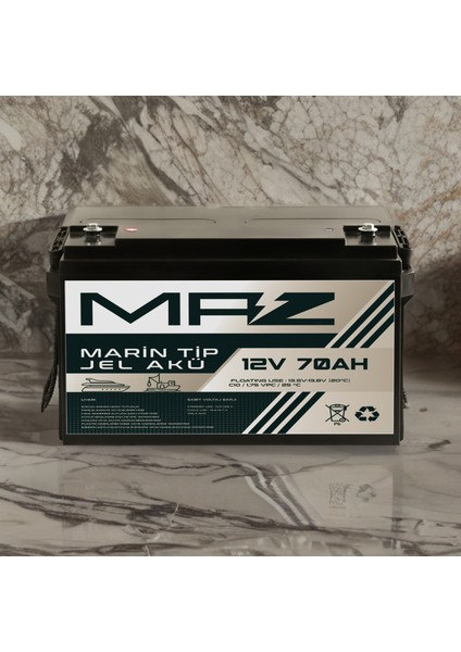 12 Volt 70 Amper (Ah) Marin Jel VRLA Akü (Yat Tekne Akü) fiyatları