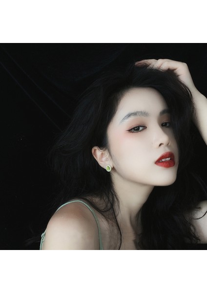 925 Ayar Gümüş Fransız Vintage Duygu Küpeleri, Inci Küpeler, Sade ve Çok Yönlü (Yurt Dışından) fırsatları