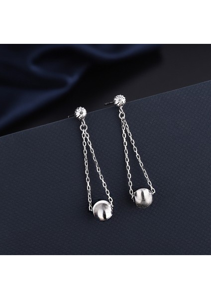 Gümüş Moda Küpeler, Uzun Püsküllü Küpeler (Yurt Dışından)