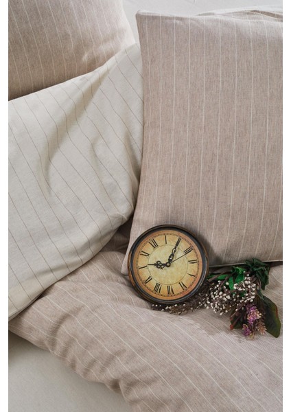 Laura Home Naturel Çift Kişilik Nevresim Takımı - Roma modelleri