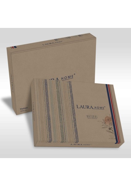 Laura Home Naturel Çift Kişilik Nevresim Takımı - Roma fırsatları