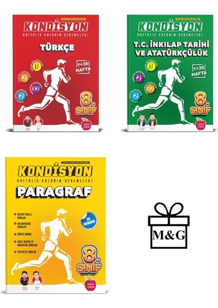 8. Sınıf Kondisyon Türkçe T.C. İnkılap Tarihi ve Atatürkçülük ve Paragraf Deneme