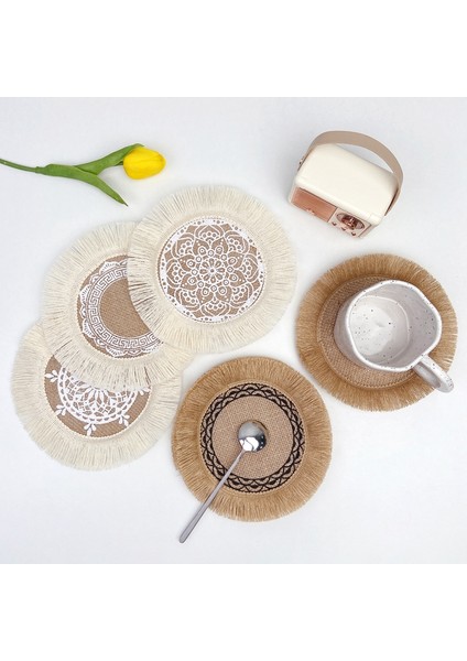 2pcs Home Creative Braid Coaster Yeni Sıcak Doğal Jute Sıçramaz Tablo Eller-Sıçrama Motor-Temiz Ev Işletimleri (Yurt Dışından)