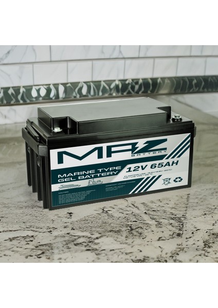 12 Volt 65 Amper (Ah) Marine Jel VRLA Akü (Yeni Üretim)