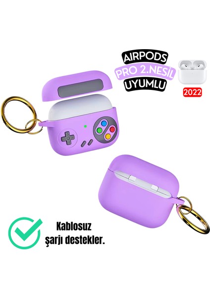 Airpods Pro 2. Nesil Uyumlu Oyun Konsolu Figürlü Kulaklık Kılıfı modelleri