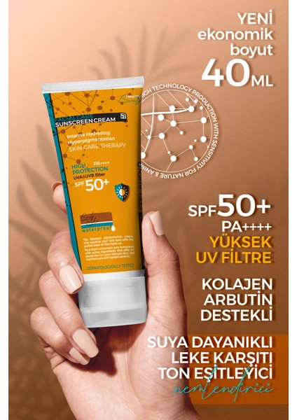 Piar Genesis Collagen Hyperpigmentation Suncream SPF50 Renkli Kapatıcı Yüz Güneş Kremi 40 ml