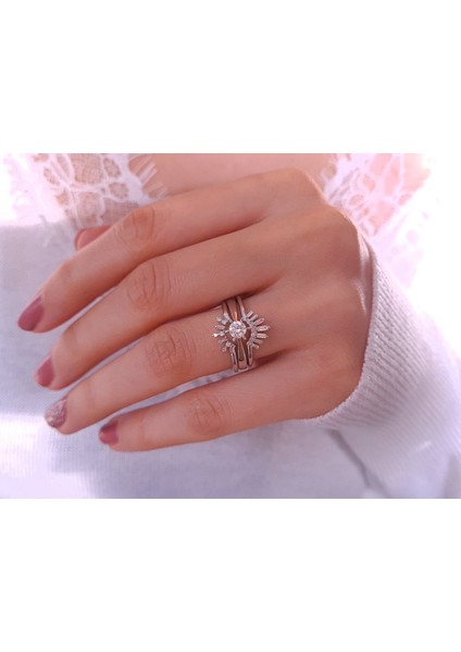 Prenses Tacı Baget Pırlanta Yüzük 0404R0397 indirimleri