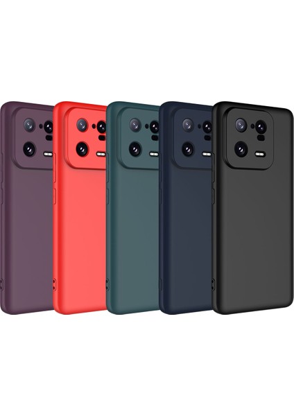 Casestreet Xiaomi Mi 13 Pro Kılıf Mara Lansman Silikon Mat Soft Içi Kadife Mürdüm fiyatları