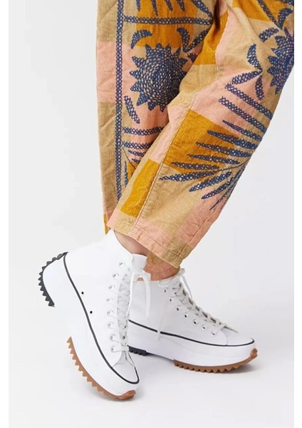 Run Platform Bilekli Ayakkabı Beyaz indirimleri