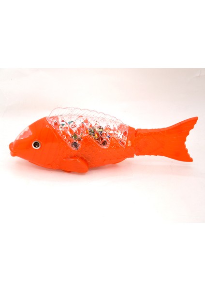 Işıklı Yürüyen Kırmızı Balık Müzikli Yerde Giden Hareketli 24CM fiyatları