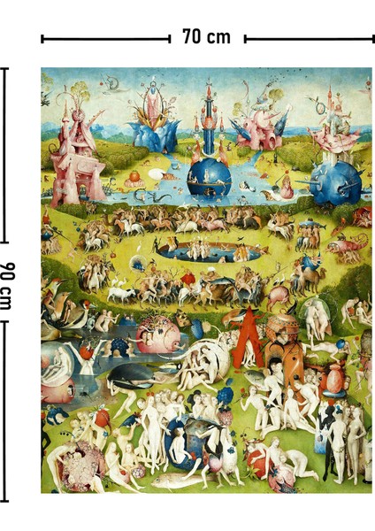 Hieronymus Bosch Dünyevi Zevkler Bahçesi Duvar Örtüsü Halısı