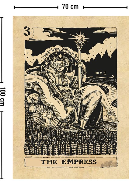 Tarot Kartı The Empress Duvar Örtüsü Halısı modelleri