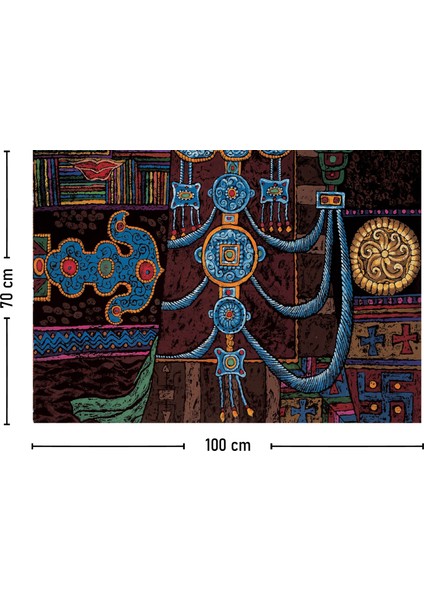 Tibet Etnik Desen Budist Thangka ve Mandala Bohem Duvar Örtüsü Halısı fiyatları