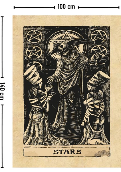 Tarot Kartı Stars Duvar Örtüsü Halısı fiyatları