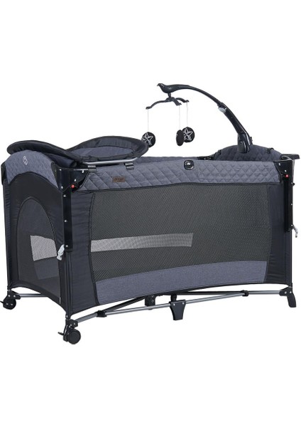 8040 Miami Premium 70 x 120 cm Bebek Oyun Parkı Yatak Beşik